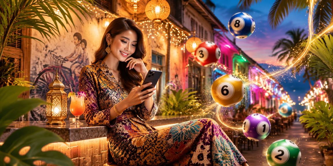 Suasana permainan loteri dan jackpot gaya tempatan di Penang Malaysia